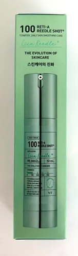 VT COSMETICS Reti-A Reedle Shot 100 - Retinol Mikronadel-Serum - Gesichtsserum für Retinol-Anfänger, verbessert die Hautstruktur mit CICA-HYALON für optimale Absorption und sorgt für eine glatte, porzellanähnliche Textur.