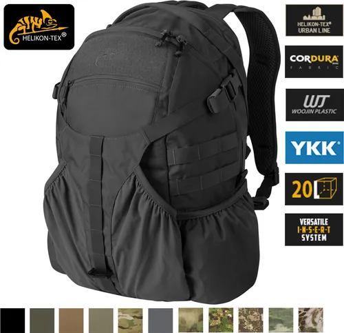 Helikon-Tex Raider Backpack Rucksack - Cordura - Multicam - Wanderrucksäcke mit 20L Kapazität, gepolstertem Rücken und vielseitigen MOLLE-Schlaufen für individuelle Anpassungen, ideal für Outdoor-Abenteuer.