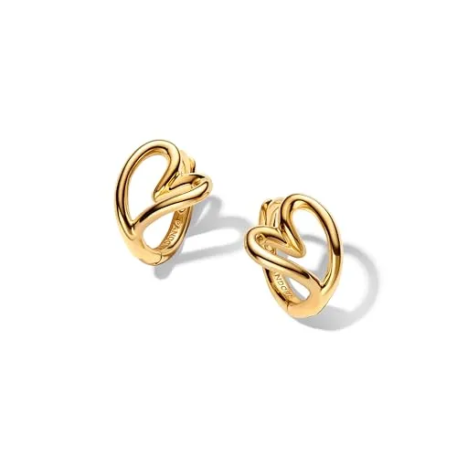 Vergoldete Ohrringe von Pandora