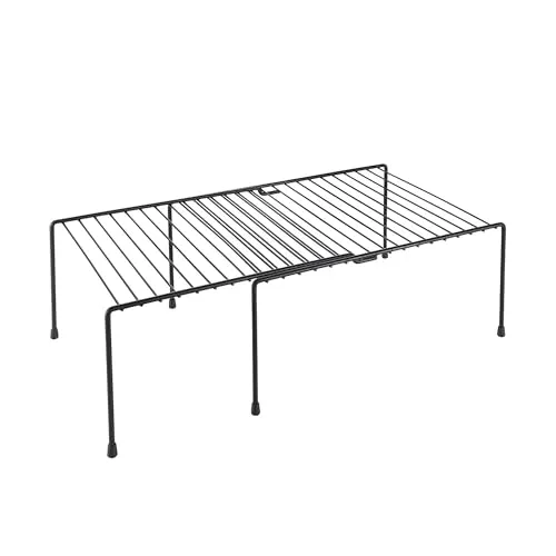 Metaltex Adapto LAVA ausziehbarer Küchenschrankeinsatz, 33-57 cm, schwarz - Organizer zum Herausziehen für Zuhause, einfach zu installieren und ideal für platzsparende Lösungen in Ihrer Küche.