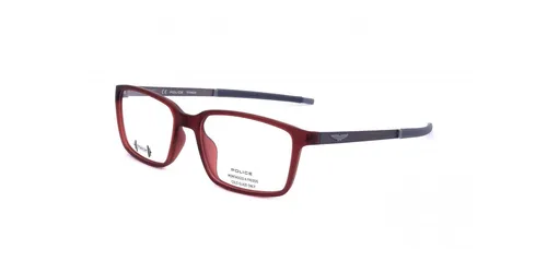Police VPLF85 Matt transparent red 54/17/145 Herren Brillen von Police