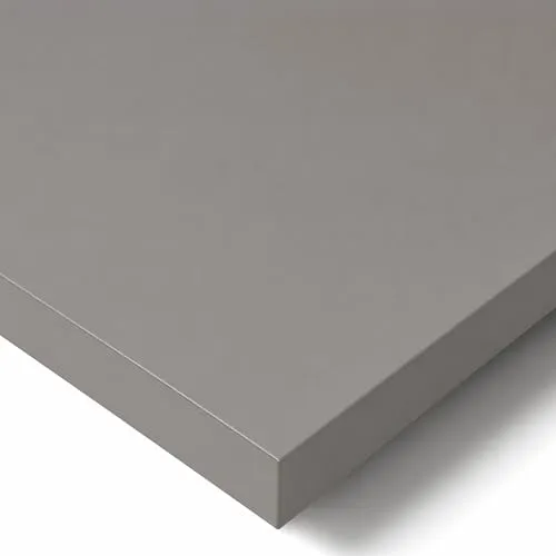 POKAR Tischplatte 2,5 cm Dunkelgrau 140x80 in grau von POKAR