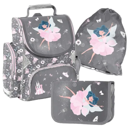 Schulranzen 3-teiliges Set für Mädchen Ballerina PP24BA PASO