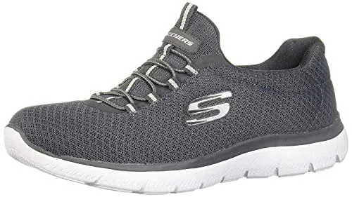 Skechers Slipper/Kletthalbschuh Sneaker Dynamight - Damen-Sneaker mit weichem Mesh-Obermaterial, ideal zum Hineinschlüpfen. Leichte, flexible Zwischensohle sorgt für optimalen Komfort bei jedem Schritt.