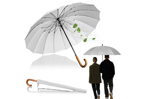 Logan & Barnes Stockregenschirm Edinburgh in weiß von Logan & Barnes