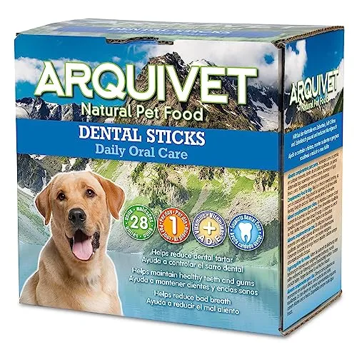 Arquivet Zahnsnacks für Hunde, Braun, 28 Einheiten (1er Pack)