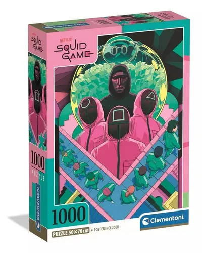Puzzle 1000 Compact Squid Game Season 2 Clementoni 8005125399017