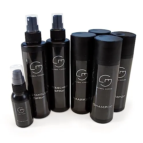 GLOBAL EXTEND® Komplett Pflege-Set - Haarpflege Sets & Kits mit hochwertigem Arganöl für intensive Pflege und Schutz. Ideal für eine ganzheitliche Haarpflegeroutine mit vielseitigen Anwendungsmöglichkeiten.