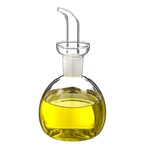 d'casa Dcasa Ölflasche aus Glas, auslaufsicher, 500 ml, in Box, 500 ml