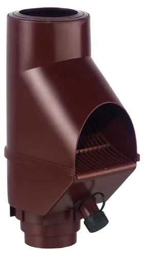 Regenwasserfilter Laubabscheider mit Füllfunktion für Blechfallrohre Ø 80 und 100 mm