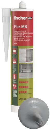 Fischer Deutschl. Flex MS 290 grau 558831 Dichtstoffe Flex