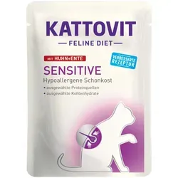 Kattovit Sensitive Huhn und Ente 85 g
