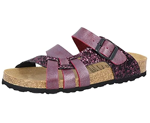 Lico Pantolette Bioline Gleam Damen Rot 37 - Pantoletten für Damen, stilvolles Design in Rot mit hohem Tragekomfort für den perfekten Sommerlook.