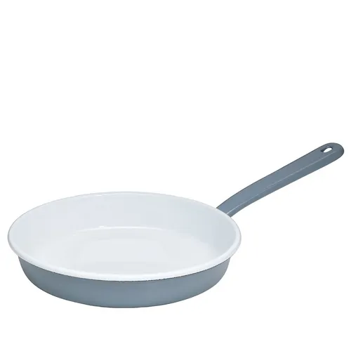 Riess Omelettpfanne 22cm Emaille Grau von Riess