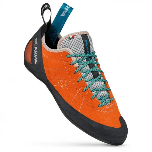 Scarpa Women's Helix Kletterschuhe 36,5 - Komfortabel und wiederbesohlbar - Kletterschuhe für Frauen in Rot/Orange, Größe 36,5; ideal für Alpinklettern und wiederbesohlbar für lange Haltbarkeit. Entdecken Sie weitere Top-Angebote von Scarpa!