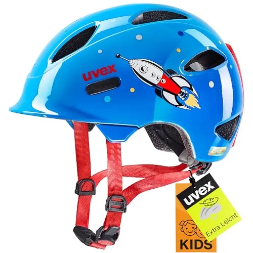 Uvex Kinder Oyo Style Fahrradhelm (Größe 46-50CM, blau) in blau von uvex