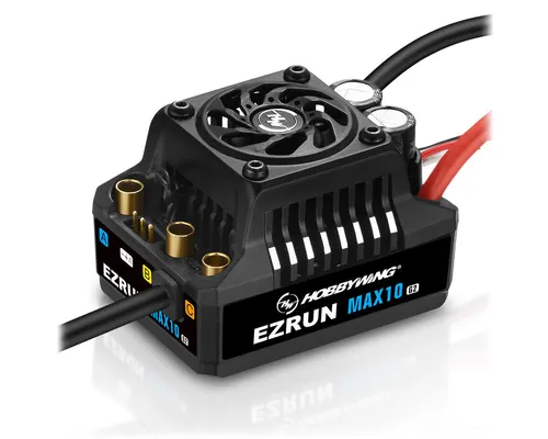 Hobbywing Ezrun MAX10 G2 Regler 140A - Modellbauzubehör für RC-Fahrzeuge, leistungsstarker Regler für 2-4s LiPo mit 5A BEC, ideal für anspruchsvolle Modellbauer.