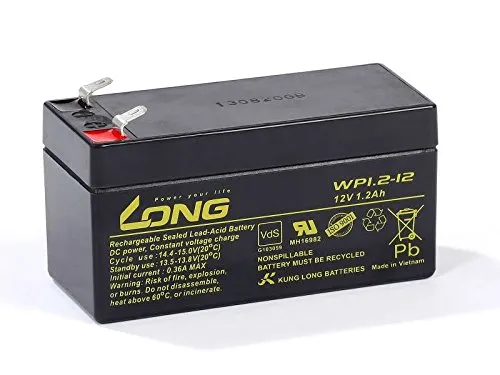 Akku kompatibel CP1.2-12 12V 1,2Ah VDs AGM Blei Batterie wiederaufladbar VRLA