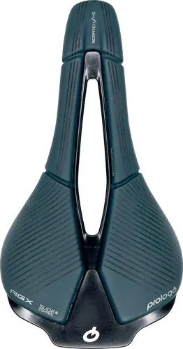 Prologo Gravel - Cyclocross-Sattel Scratch M5 PAS Tirox, petrol - Fahrradsättel für Adventure und Gravel, ergonomisches Design für optimalen Komfort und Leistung auf allen Terrains, ideal für lange Strecken.