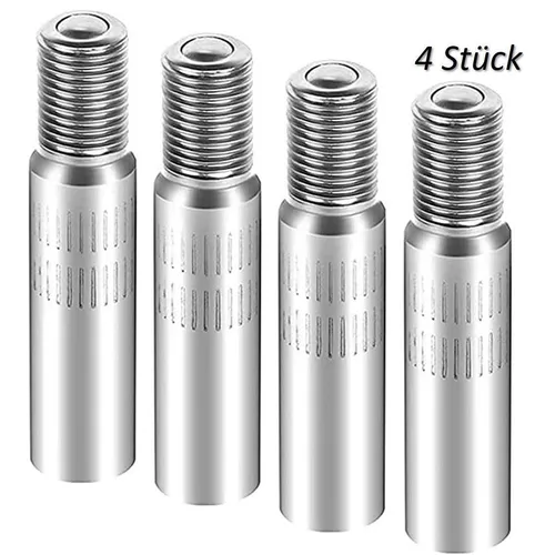 4x Ventilverlängerung Autoventil AV Ventil Verlängerung PKW Auto Scooter LKW Set