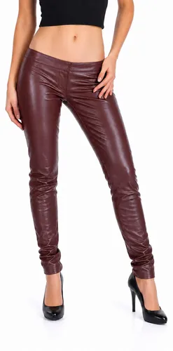 Dolce & Gabbana D&G Damen Hose Lederhose braun #79 in braun von Dolce&Gabbana