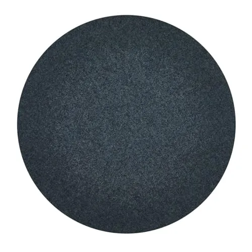 Misento Kunstrasen Rund Poolteppich 130 cm - strapazierfähig und pflegeleicht - Teppiche für draußen - Hochwertiger Kunstrasen mit rutschfester Oberfläche, ideal als Poolunterlage, wetterfest und schnell trocknend für vielseitige Anwendungen.