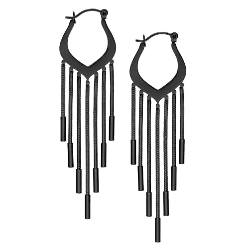 Wildcat Ohrringe in schwarz von Wildcat