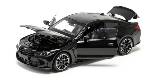 Minichamps 1:18 BMW M4 BLACK METALLIC 2024 Modellauto - Detailgetreues Modellauto im Maßstab 1:18, ideal für Sammler. Hochwertige Materialien wie Kunststoff und Metall sorgen für Langlebigkeit und ansprechende Optik.