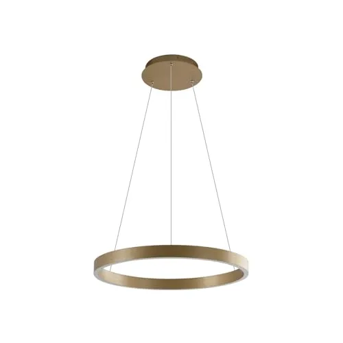 Lucande Smart LED-Hängeleuchte Yonam, gold, 1-flammig in gold von Lucande