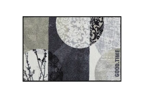 Salonloewe Fußmatte NATURAL LIVING 050x075 cm - Pflegeleichte Schmutzfangmatte - Hochflor-Teppiche, waschbar bis 60 Grad, rutschfest und ideal für Allergiker, strapazierfähig und vielseitig einsetzbar für innen und außen.