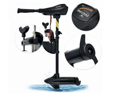 Elektro Außenbordmotor 75lbs 12V Bootsmotor Angelmotor Schlauchboot Elektromotor