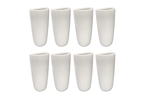 HAC24 Luftbefeuchter 8er Set Keramik Raumbefeuchter Heizkörper Wasserverdunster für Heizung, 0,35 l Wassertank, Inkl. Duftöl