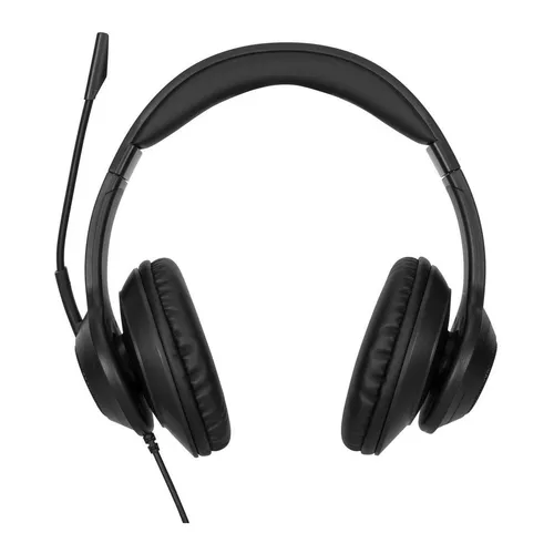 Targus Wired Stereo Headset - Kopfhörer mit optimaler Klangqualität und passiver Geräuschunterdrückung, ideal für Anrufe und Musik. Leichtes Design mit verstellbarem Kopfbügel für ganztägigen Komfort.