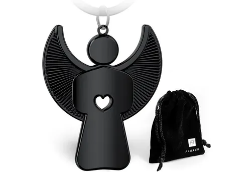 FABACH Schlüsselanhänger Schutzengel Pikto mit Herz - Geschenk Glücksbringer Führerschein