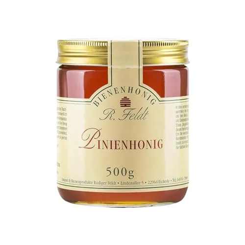 Pinien-Honig Ägäis - Mild-würziger Kieferwaldhonig - Brotaufstrich aus dunklem Pinien-Honig, veredelt mit Kräutern der Ägäis für ein einzigartiges Geschmackserlebnis.