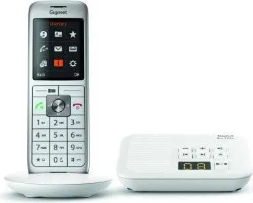 Gigaset CL660A Solo Schnurlostelefon - Festnetztelefon mit 2,4'' Farbdisplay, Hintergrundbeleuchtung und Anrufbeantworter für bis zu 55 Minuten. Bis zu 400 Kontakte speicherbar, entwickelt in Deutschland für höchste Qualität.