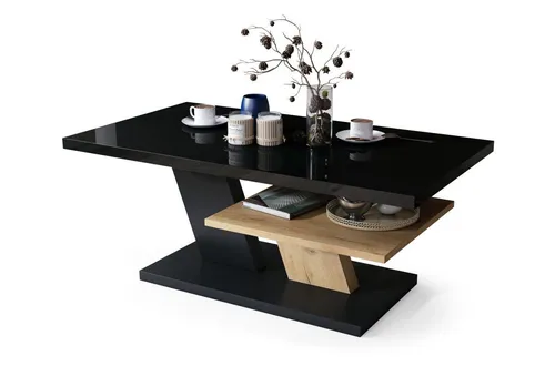 Mazzoni Cliff Couchtisch 110x60cm in schwarz von Mazzoni