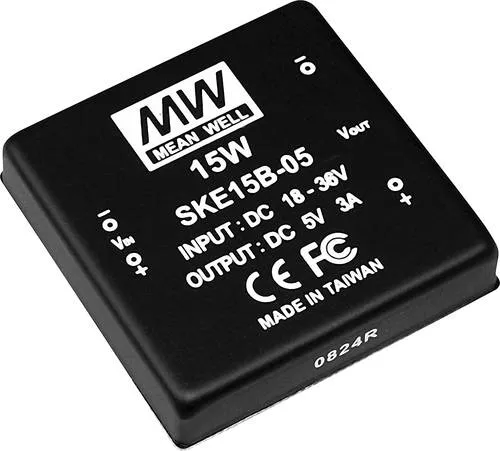 Produktbild Mean Well MW SKE15B-24 DC/DC-Wandler 15W Anzahl Ausgänge: 1 x Inhalt 1St.
