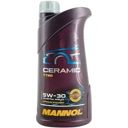 MANNOL 7720 CERAMIC SAE 5W-30 Motoröl 20L - Hochwertiges teilsynthetisches Motoröl für optimale Motorleistung, kompatibel mit zahlreichen Fahrzeugmarken wie VW, BMW und Mercedes.