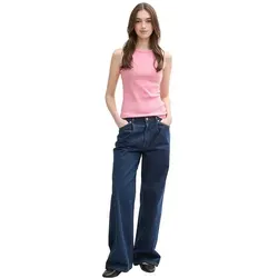 TOM TAILOR Denim Top in Rosa - M