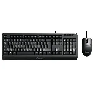 MediaRange MROS108 Tastatur-Maus-Set kabelgebunden schwarz von MediaRange