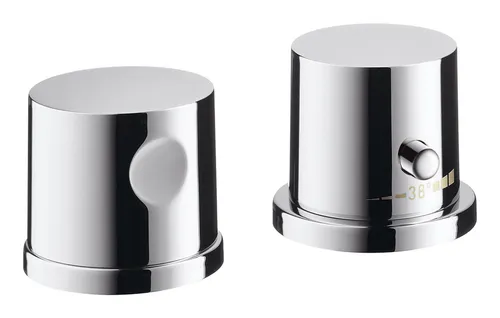 Axor Uno 2-Loch Wannenrandarmatur mit Thermostat