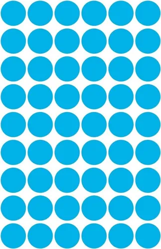 Produktbild Avery Zweckform Etiketten Markierungspunkte 12mm VE=270 Stück blau (10 Stück)