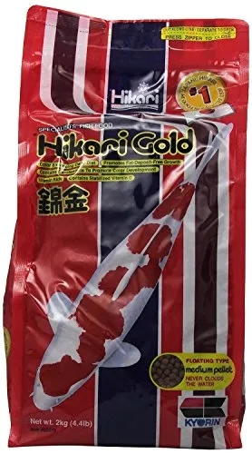 Hikari Fischfutter Gold Medium 2 kg, 1er Pack (1 x 2 kg)