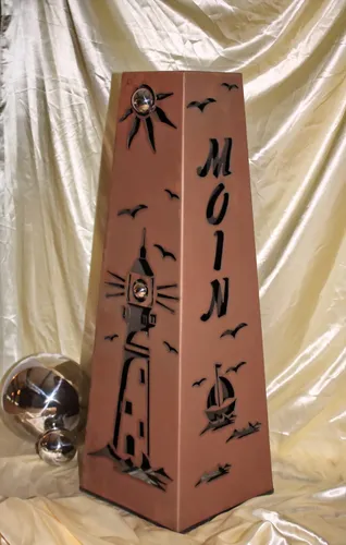 Konische Rostsäule RS122 Rost Säule Blumensäule Rostdeko Rostsäule Deko Garten