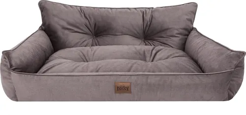 Joker Gesteppt Hundebett XXL - 106 x 80 cm - Braun Fancy - Hochwertiges Hundebett für große Rassen, strapazierfähig und teilweise wasserdicht. Leicht zu reinigen und in mehreren Größen und Farben erhältlich.