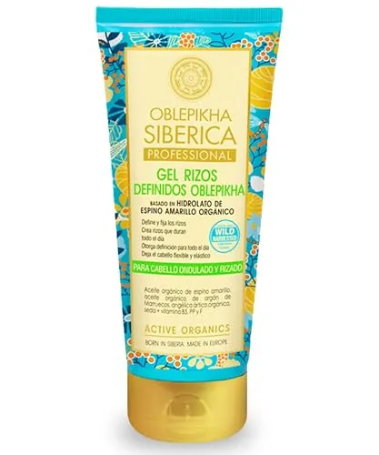 Oblepikha Lockengel Mit Leinsamen – Curl Jelly Natürlich Für Naturlocken – Haargel Gegen Frizz – Styling Gel Curly Girl Methode 200 Ml