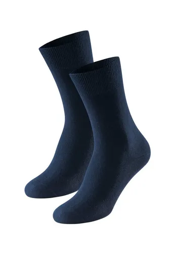 Schiesser Socken 95/5 (2er Pack) verstärkter Zehen- und Fersenbereich, Cotton-Mix, formstabil