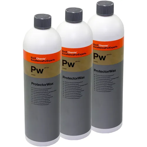 3x 1 Liter Koch Chemie Wachsversiegelung Pw Protector Wax Premium Wachs