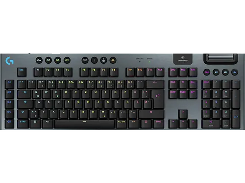 Logitech G915 X LIGHTSPEED Clicky Gaming-Tastatur - Kabellose Gaming-Tastatur mit LIGHTSPEED-Technologie für blitzschnelle Reaktionszeiten und Clicky-Tasten für ein optimales Tippgefühl.